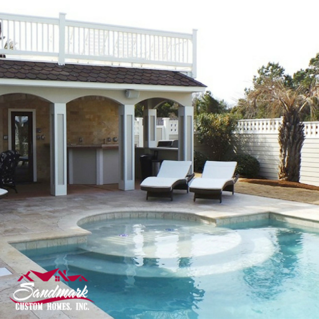 relaxing backyard